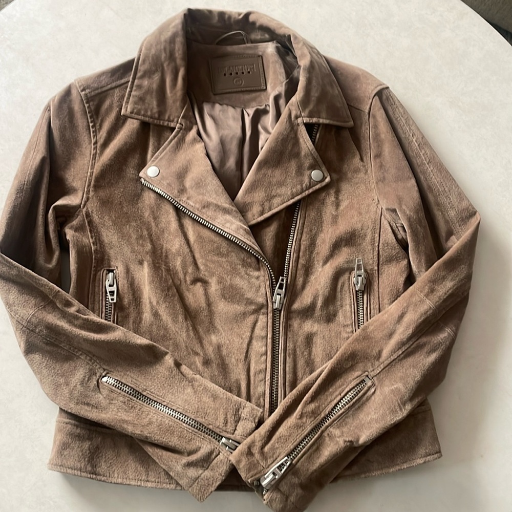 BlankNYC suede moto jacket